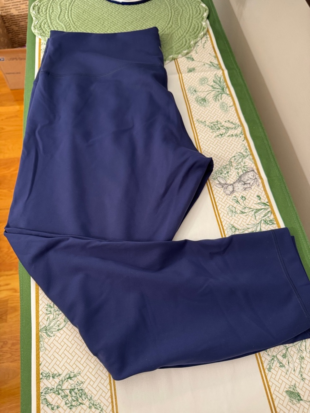 Lululemon Wunder Train Navy  High-Waist Performance Leggings sz 18